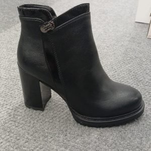 City Block Heel Ankle Boot