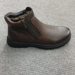 Brown Insulated Side-Zip Boot