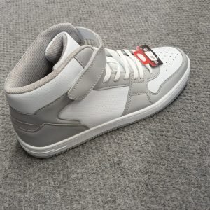 Grey High-Top Casual Sneaker